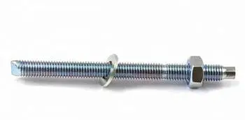 Анкерная шпилька, прочность 8.8, покрытие белый цинк, KENNER RG м10х120 (20шт)