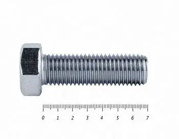 Болт полная резьба, цинк DIN933 24х 70 пр.5,8 (70шт)