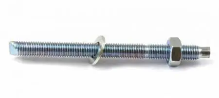 Анкерная шпилька, прочность 8.8, покрытие белый цинк, KENNER RG м8х110 (20шт)