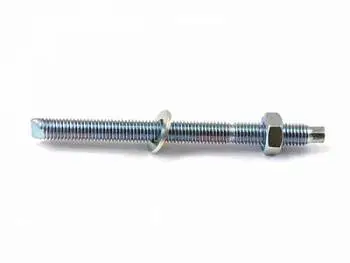 Анкерная шпилька, прочность 8.8, покрытие белый цинк, KENNER RG м10х150 (15шт)